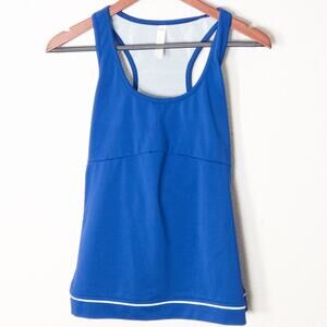Lucy Women’s Racerback Athletic Tank Top Blue Size S Athleisure
